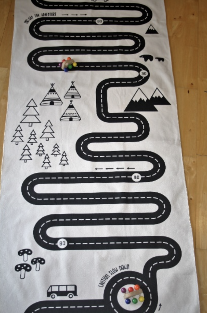 Activity Floor Mat - Monochrome