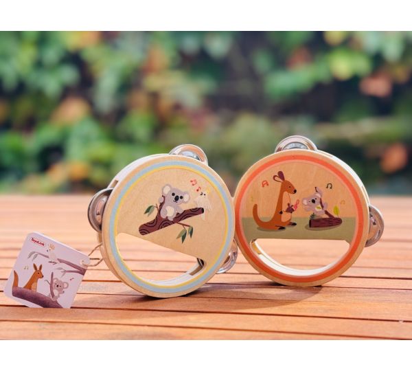 Music - Wooden Tambourine set of 2