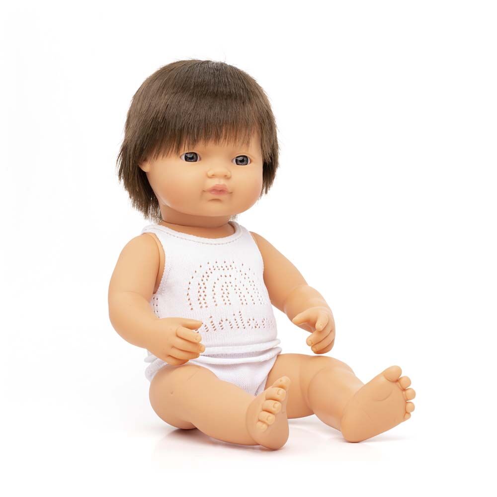 Doll - Anatomically Correct Baby, Caucasian Boy, Brunette