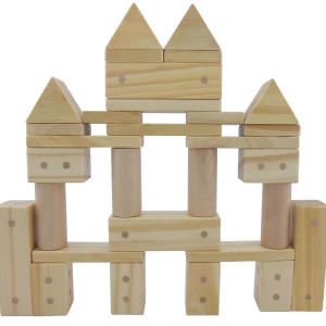 Wooden Blocks Magnetic Natural