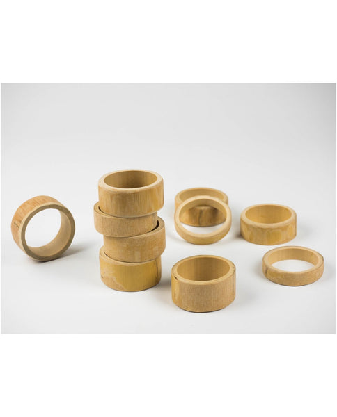 Bamboo Building & Rolling Rings - Loose Parts Play