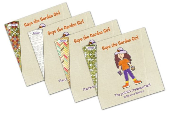 Book Set of 4 - Gaye the Garden Girl by Rebecca Mumford