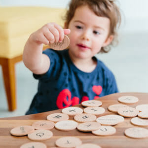 Tactile Alphabet Matching Pairs Upper and Lower Case