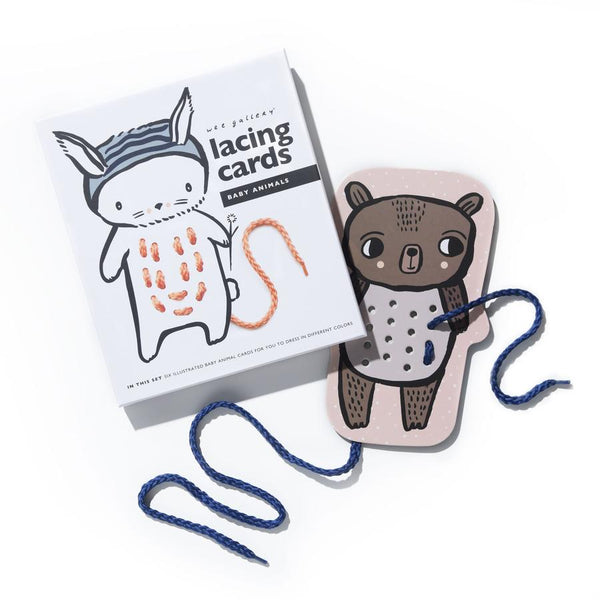Wee Gallery - Baby Animal Lacing Cards