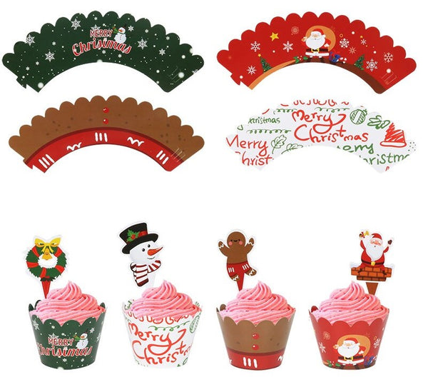 Christmas Craft Cupcake Wrappers